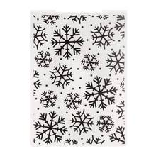 Plantilla de carpeta de plástico en relieve para álbum de recortes DIY, tarjeta de álbum de fotos, papel artesanal, copo de nieve de Navidad, novedad de 2021 2024 - compra barato