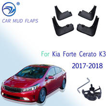 Molded Car Mud Flaps For Kia Forte Cerato K3 2017 2018 Mudflaps Splash Guards Mud Flap Mudguards Car Styling 2024 - buy cheap
