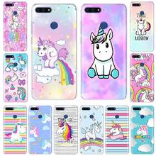 Silicone phone Case For Huawei Honor 7A pro 5.7"inch Soft TPU Rainbow Unicorn For Huawei Honor7A pro 7aPRO cases King and Queen 2024 - buy cheap