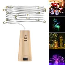 1M 2M LED Garland String Fairy Lights Wine Cork String Lights Lamp for Glass Bottle Christmas Tree Wedding Party Decoration 2024 - buy cheap