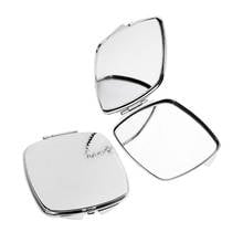 2 Pcs Fashion Lady Folding  Mirror Cosmetic Travel Makeup Portable 2024 - buy cheap