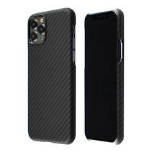 Funda de teléfono de fibra de carbono Real para iPhone 11, carcasa protectora de fibra de carbono para iPhone 11 Pro Max, funda de teléfono móvil 2024 - compra barato