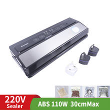 Home Kitchen 220V 110V Electric Vacuum Sealer Food Bag Automatic Household Food Vacuum Packaging Machine 5-piece Set 2024 - buy cheap