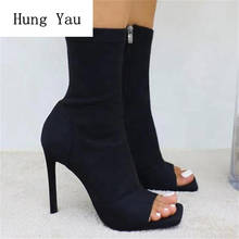 Woman Sandals Shoes Summer Style Pumps High Thin Heels Zip Gladiator Fashion Peep Toe Female Plus Size 36-43 2024 - buy cheap