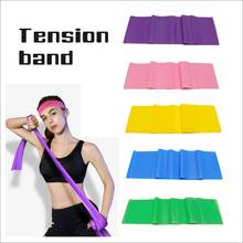 150cm Sports Gym Rubber Band Yoga Elastic Band Fitness Yoga Indoor Sports Fitness Equipment for Home Gym Training Accessories 2024 - buy cheap