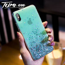 Simple Foil Star Bling Glitter Case For iPhone 6 6S 7 8 Plus Soft TPU Silicone Cover for iPhone X XR XS Max 11 Pro Phone Cases 2024 - buy cheap