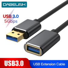 Cable de extensión USB 3,0, extensor para teclado, TV, PS4, Xbo, One, SSD, USB3.0, a Cable de datos, Mini Cable de extensión USB 2024 - compra barato