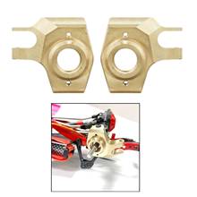 2pcs 1:10 Remote Control Car Accessories,Brass Heavy Duty Front Steering Knuckle Cup for Axial SCX10 II 90046 Upgrade Parts 2024 - buy cheap