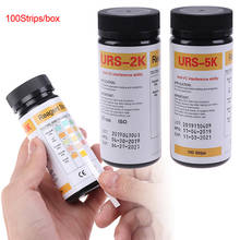Tira de teste de urina para reagente, tira de reagente para urinálise com antivc interfer/unidade de glicose para proteína de ph cetona, 100 peças 2024 - compre barato