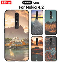 EiiMoo Phone Case For Nokia 4.2 2019 Funda Soft Cover Fashion Print Silicone Case For Nokia 4.2 Etui Coque Nokia4.2 5.71 inch 2024 - buy cheap