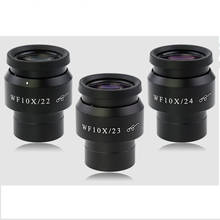 Microscopio ocular WF10X/22 23 24MM, accesorio de lente ajustable, Binocular de campo amplio y punto alto, 1 unidad 2024 - compra barato
