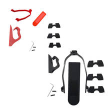 Conjunto de acessórios para patinete xiaomi, conjunto de acessórios com gancho, amortecedor, luva de silicone, para modelos m365/m180/pro 2024 - compre barato