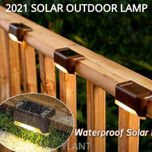 8/16 PCS Solar Lights Solar Step Lights Outdoor Waterproof Led Solar Stair Fence Lamp decoration for Patio Stairs Garden Yard 2024 - buy cheap