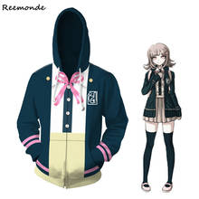 Disfraz de Anime Dangan Ronpa 2 para mujer, Sudadera con capucha de Mikan Tsumiki enosima Junko, sudadera Monokuma, chaqueta, abrigo Harajuku 2024 - compra barato