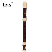IRIN 8 Hole Baroque Style Flute ABS Descant Recorder Woodwind Instrument Detachable with Finger Rest and Carrying Bag 2024 - buy cheap