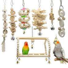 Trumdeutung-juguetes para pájaros, cacatúa, loro, perca, color primario, parkiet speelgoed, perroqué, 7 Uds. 2024 - compra barato