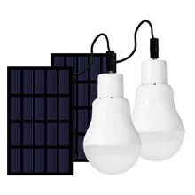 Lâmpada solar portátil, lâmpada led de 2021 w, 15w, portátil, pendurada, emergência, economia de energia, iluminação de acampamento, barraca 2024 - compre barato