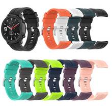 Silicone Watch Band for Xiaomi Huami Amazfit GTR 47mm Bracelet Wrist Strap for Huami Amazfit Bip lite Watch Watchband 2024 - buy cheap