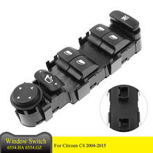 6554 GZ 6554.GZ Front Left Driving Car Master Lifter Window Mirror Switch Panel For Citroen C4 2004-2010 6554.HA 6554 HA 6554HA 2024 - buy cheap