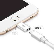 USB C Female To IOS Male Adapter for IPhone 11 Pro Max XS XR X 8 7 for Lightning To Type C Charging Sync Charger Cable Converter 2024 - buy cheap