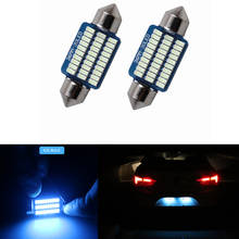 2x36mm nenhum erro número de luz da placa de licença lâmpada led para bmw e39 e36 e46 e90 e60 e30 e53 e70 f10 livre de erros c5w lâmpada 12v 6000k 2024 - compre barato