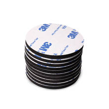 3M Round Strong Pad Mounting Tape Black Double Sided Adhesive PE Foam pad Tape 2024 - buy cheap