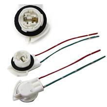 Conector LED 3156, arnés de 2 cables, enchufe, luz de señal de giro, soporte para lámpara de coche DRL 2024 - compra barato