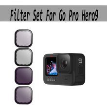 For GoPro Hero 9 Black CPL Polar ND8/16/32 Lens Filter Set Aluminium Alloy Frame For Go Pro Hero9 Accessories Action Camera 2024 - buy cheap