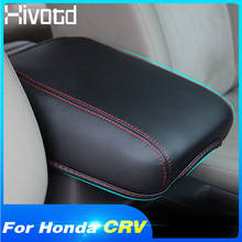 Hivotd For honda CRV Accessories car armrest box center console auto seat protection decoration cover PU leather interior parts 2024 - buy cheap