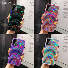Glossy Gradient Laser Case For Samsung S20 S10  S9 S8 Note 10 9 8 J4 J6 Plus A7 2018 A10S A20 A30 A50 A51 A70 A71 Rainbow Cover 2024 - buy cheap