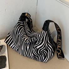 Fashion Zebra Pattern Shoulder Bag Large Capacity PU Leather Crossbody Bags for Women 2020 Luxury Handbags Women Bags Designer 2024 - buy cheap