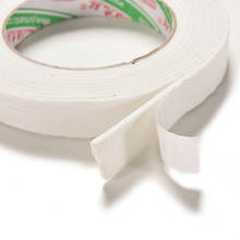 Rollo de cintas adhesivas de doble cara, rollo de cinta adhesiva superfuerte de espuma blanca, 1,8x300cm, 1 unidad 2024 - compra barato
