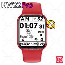 Смарт-часы HW22 pro для мужчин и женщин, умные часы с беспроводным зарядным устройством, с поддержкой Bluetooth, звонков, For apple xiaomi huawei oppo phone PK IWO 13 14 i12 HW12 W46 P8 AK76 FK99 pro 2024 - купить недорого