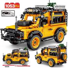 SEMBO 1053pcs Off-Road Vehicle Building Block Pull Back Car Technical Bricks Creative Mechanical City Children Toy For Boy Gift 2024 - buy cheap