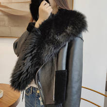 Real Jacket Sheepskin Genuine Leather Overcoat Woman Winter Warm Natural Fur Coat Women New Fashion Double Face Shearling 2024 - buy cheap