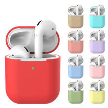 Silicone Case For Apple Airpods 1/2 Wireless Bluetooth Headphones Earphone Case Protective Cover For Apple Air Pods 2 1 Case 2024 - buy cheap
