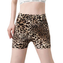 LJCUIYAO New Sexy Leopard Shorts Women Summer High Waist Sports Shorts Push Up Booty Fitness Sports Casual Gym Hot Stretch Short 2024 - buy cheap
