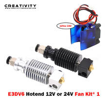Kit de Hotend E3D V6 versión de alta temperatura j-head, boquilla remota de 0,4/1,75 MM, accesorios para extrusor, 12V, 24V, piezas de impresora 3D 2024 - compra barato