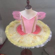 Pink Professional Ballerina Ballet Tutu For Children Kids Adults Women Pancake Tutu Swan Lake Dance Costumes Ballet Dress Girls 2024 - buy cheap