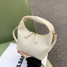 Bolsa de mão feminina luxuosa na moda, bolsa 2021 simples de cor pura poderosa para viagem 2024 - compre barato