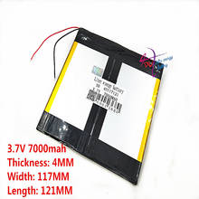 3.7V 7000mAH 40117121 Polymer lithium ion Liter energy battery for Universal Li-ion   tablet pc 8 inch 9  10 2024 - buy cheap