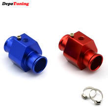 JDM Water Temperature Sensor Adapter Radiator Hose 1/8 NPT TEMP Hose 28MM 30MM 32MM 34MM 36MM 38MM 40MM With Logo Blue/Red 2024 - buy cheap