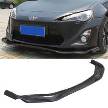 Spoiler de fibra de carbono/frp para amortecedor frontal, trajes para ft86 gtscion frs brz, sintonização automática 2024 - compre barato