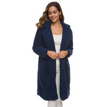 Plush Coat Women Fur Lamb Thicken Winter Warm Long Sleeve Female Jackets Overcoat Outerwear Faux Fur Coat for Women 2019 2024 - buy cheap