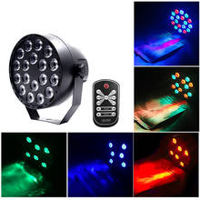 Luz Par LED RGB de 36W para escenario, 18 LEDs, DMX512, efecto de iluminación maestro-esclavo, para Club, Ktv, discoteca, DJ, Bar, fiesta, boda, 2 uds. 2024 - compra barato
