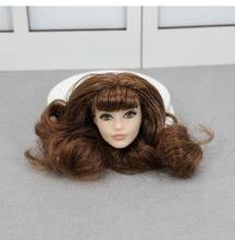 Cabeza de muñeca de colección limitada, cabeza de princesa, cabeza de juguete para niña, vestidos para el pelo, maquillaje, juguete para niña, regalo de cumpleaños de Navidad 2024 - compra barato