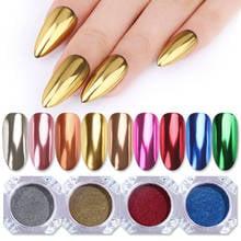 0.5g Nail Mirror Glitter Powder Metallic Color Nail Art UV Gel Polishing Chrome Flakes Pigment Dust Decorations 2024 - buy cheap