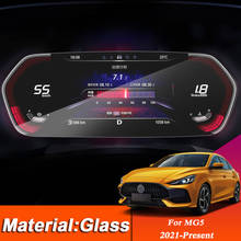 Car Styling GPS Navigation Screen Protective Glass Film For MG 5 2021-Present Dashboard Display Sticker Auto Accessories 2024 - buy cheap