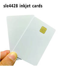 50PCS/Lot 5 Contact ISO 7816 SLE4428 Inkjet Printable Smart PVC Card For Inkjet Printer Double Side Printing Free Shipping 2024 - buy cheap