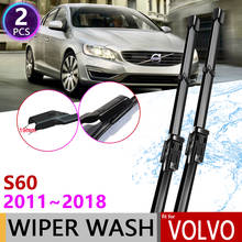 for Volvo S60 2011~2018 Front Windscreen Windshield Wipers Car Wiper Blade Car Accessories 2012 2013 2014 2015 2016 2017 2024 - buy cheap